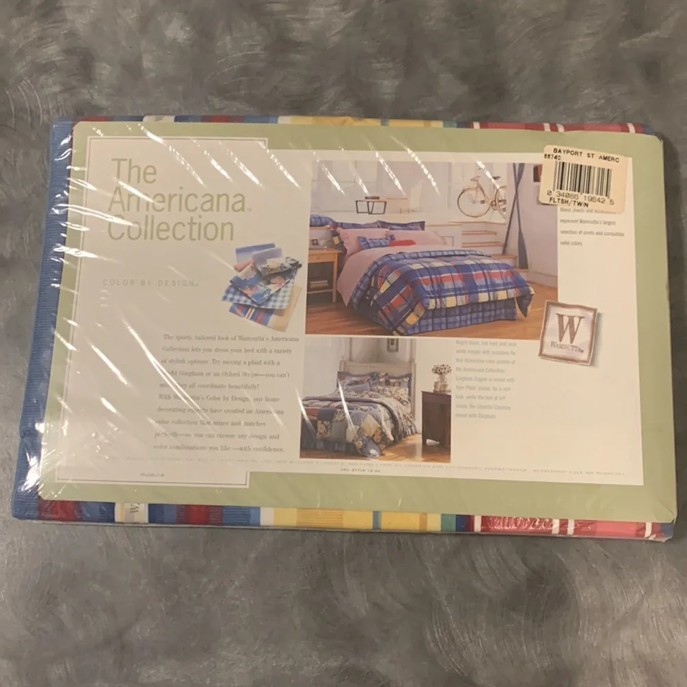 WAMSUTTA SUPERCALE PLUS TWIN FLAT SHEET